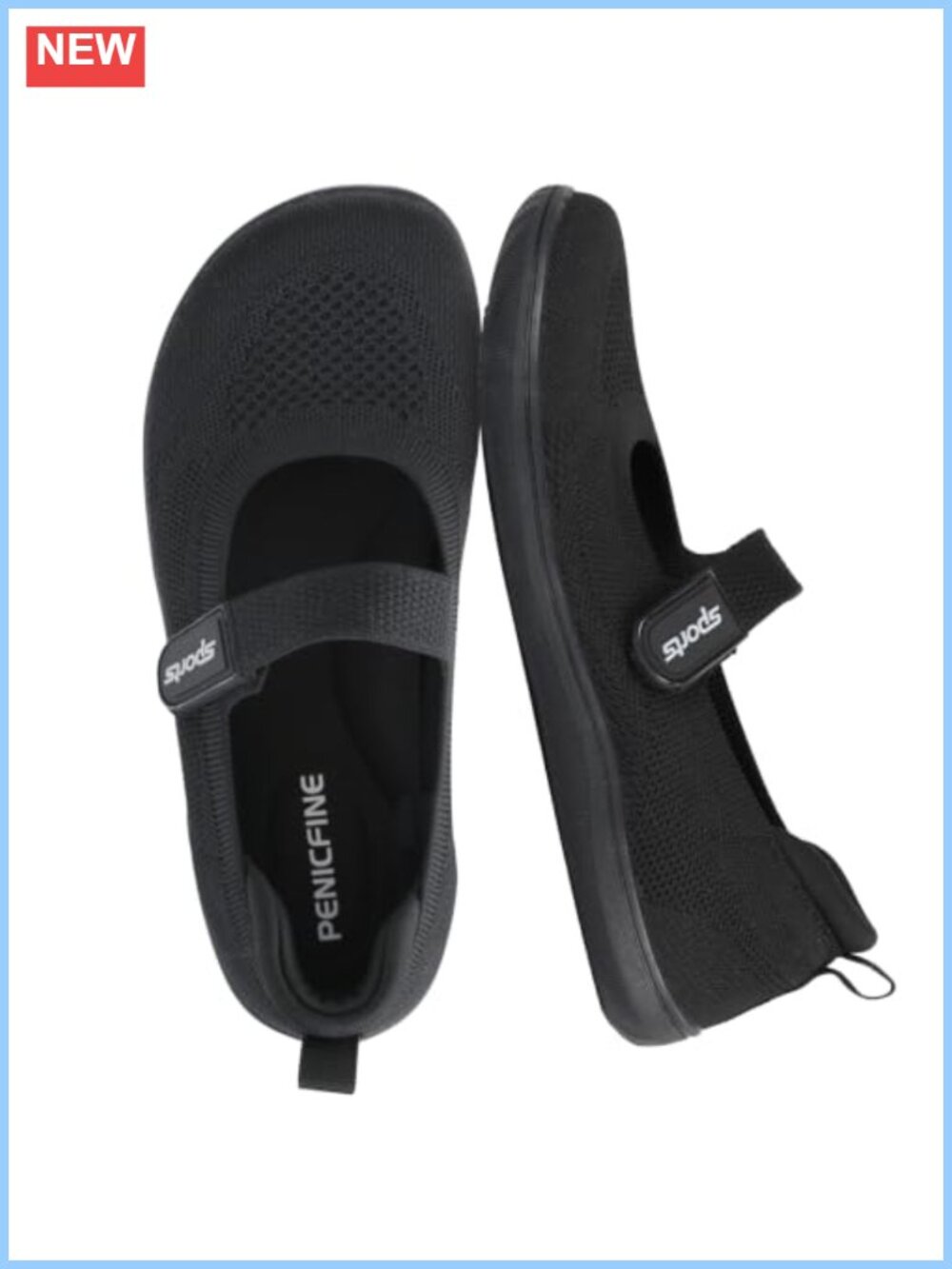 Wide Barefoot Mary Jane Flats Zero Drop Walking Shoes Adjustable Laces